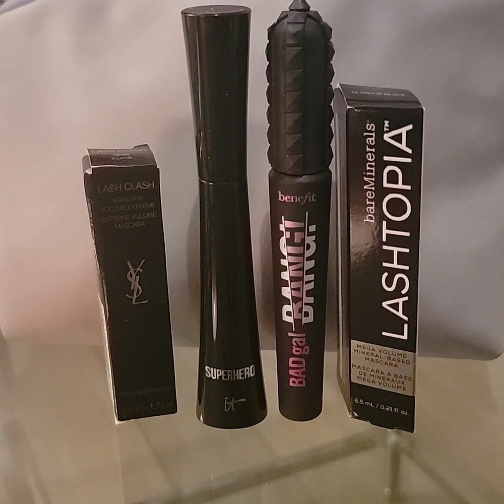 Benefit, IT Cosmetics, YSL, & Bareminerals mascara bundle with brand new bag! - Picture 2 of 16